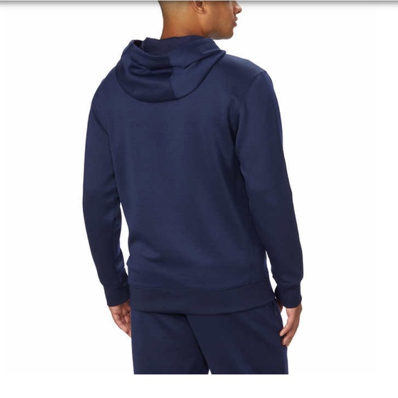 Fila Men’s Performance Sweatshirt Activewear Hoodie Size XXL 2XL Navy Blue NWT - Picture 3 of 16